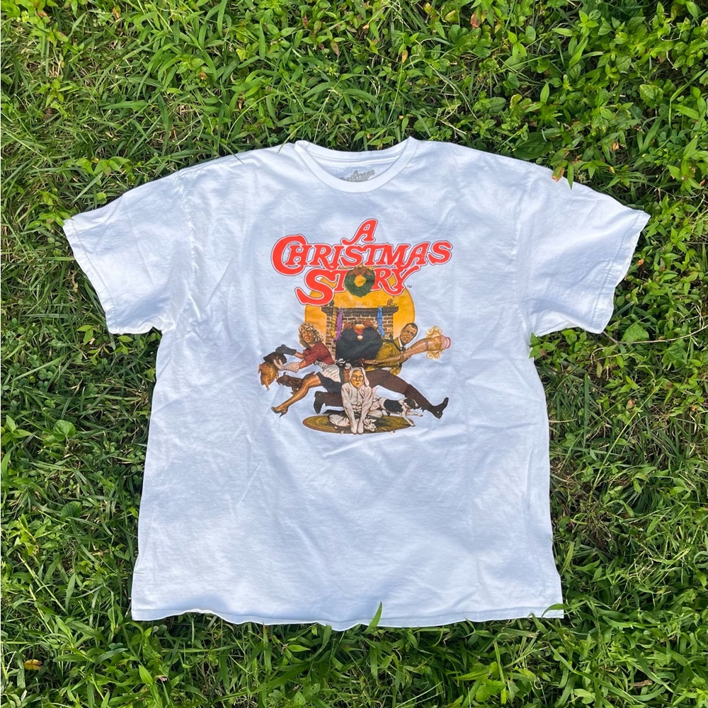 A Christmas Story White Graphic Tee XL